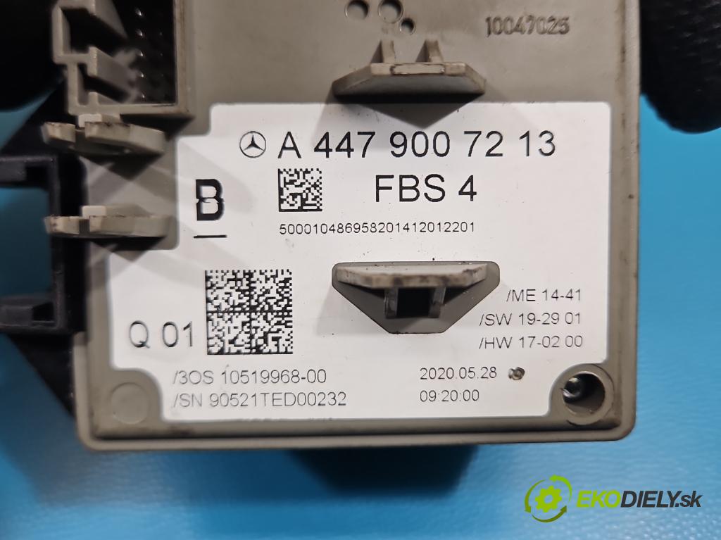 Mercedes Vito W447 2014- 1.75 cdi 102 HP manual 75 kW 1750 cm3 5- Spínačka A4479007213 (Spínacia skrinka)