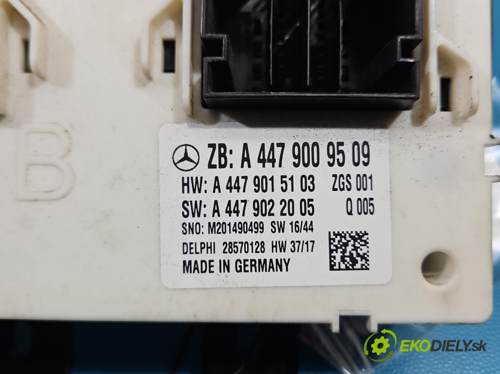 Mercedes Vito W447 2014- 1.75 cdi 102 hp manual 75 kW 1750 cm3 5- řídící jednotka A4479009509