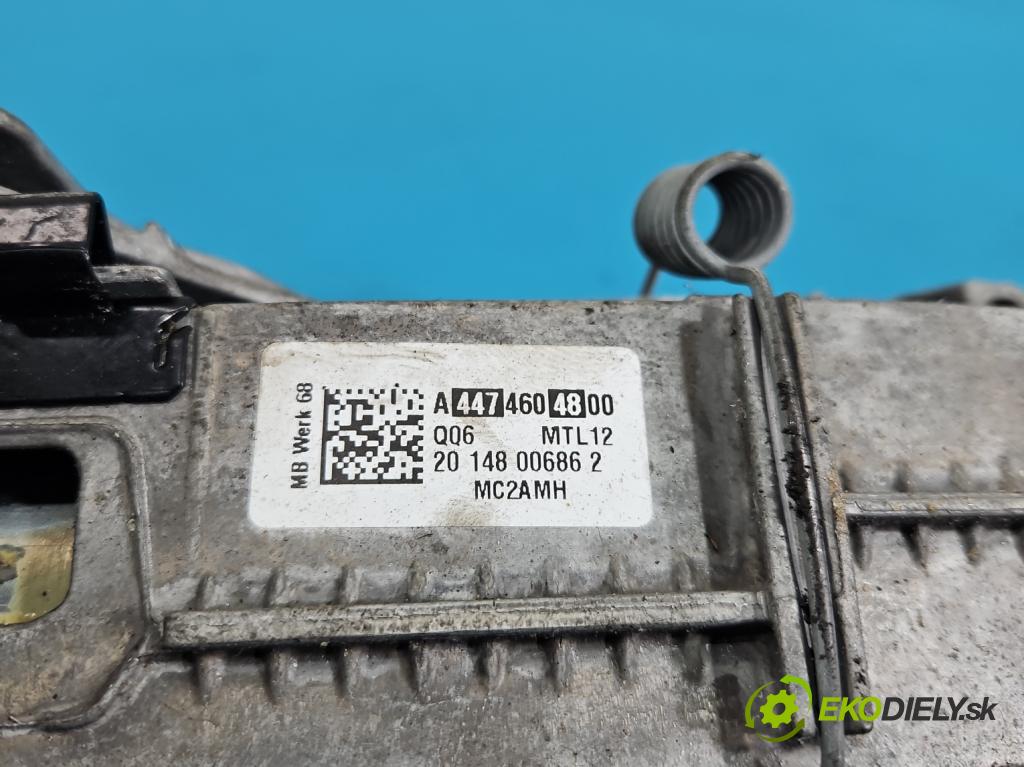 Mercedes Vito W447 2014- 1.75 cdi 102 HP manual 75 kW 1750 cm3 5- Stĺpik volant A4474604800 (Tyč riadenia (volantu))