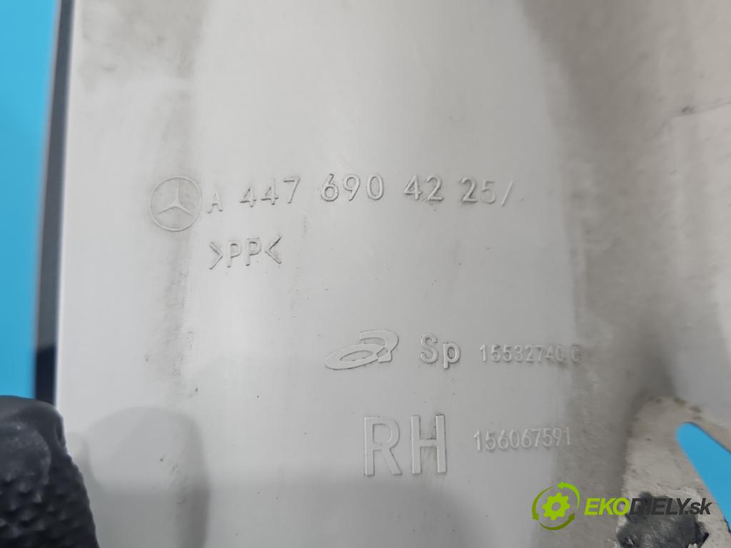 Mercedes Vito W447 2014- 1.75 cdi 102 hp manual 75 kW 1750 cm3 5- kryt plastová A4476904225