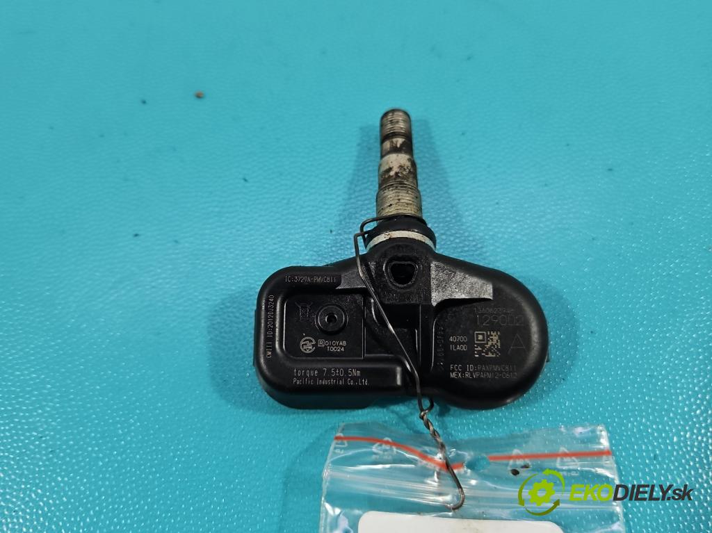 Infiniti QX50 2013-2015 3.7 V6 320KM automatic 235 kW 3696 cm3 5- snímač tlak: pneumatika PMV-C811 (Snímač tlaku v pneumatike)