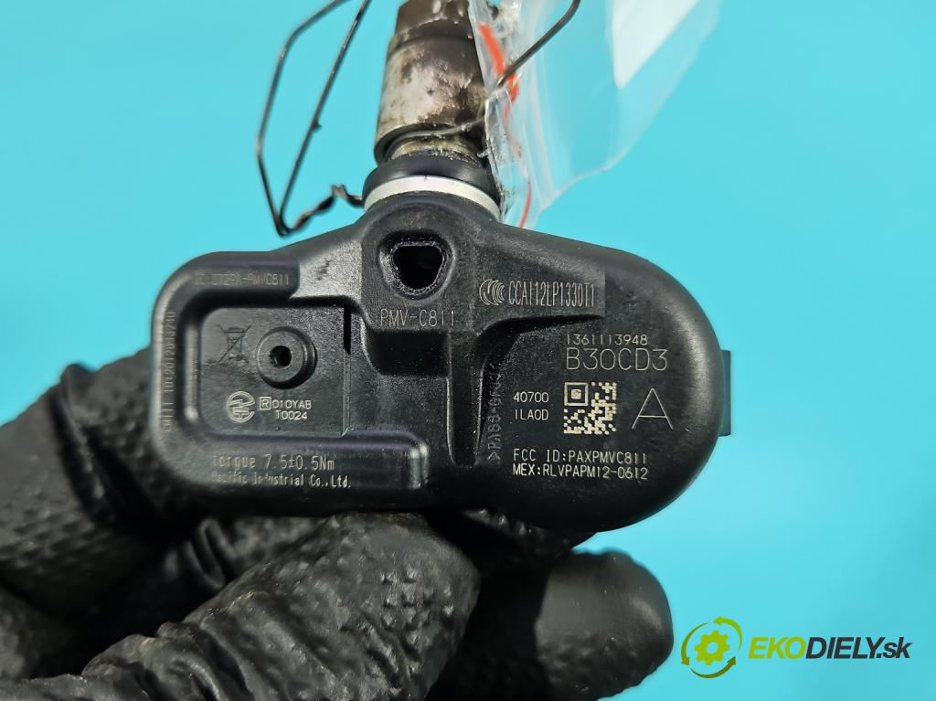 Infiniti QX50 2013-2015 3.7 V6 320KM automatic 235 kW 3696 cm3 5- snímač tlak: pneumatika PMV-C811 (Snímač tlaku v pneumatike)