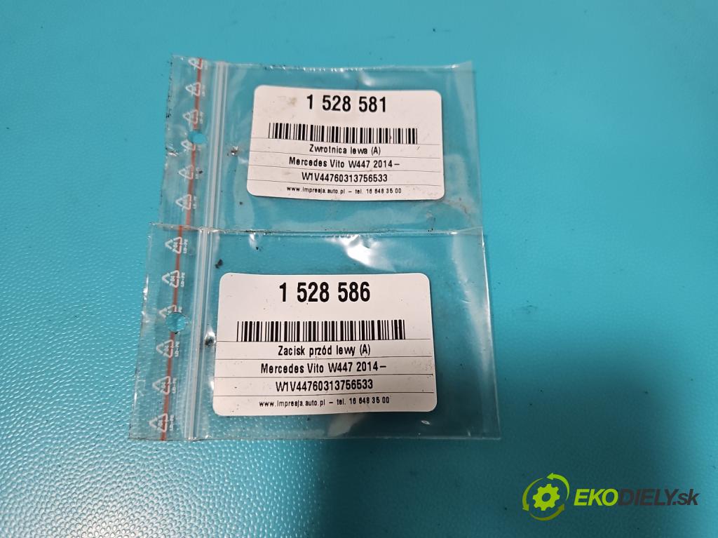 Mercedes Vito W447 2014- 1.75 cdi 102 HP manual 75 kW 1750 cm3 5- náboj ľavé  (Náboj kolesa)