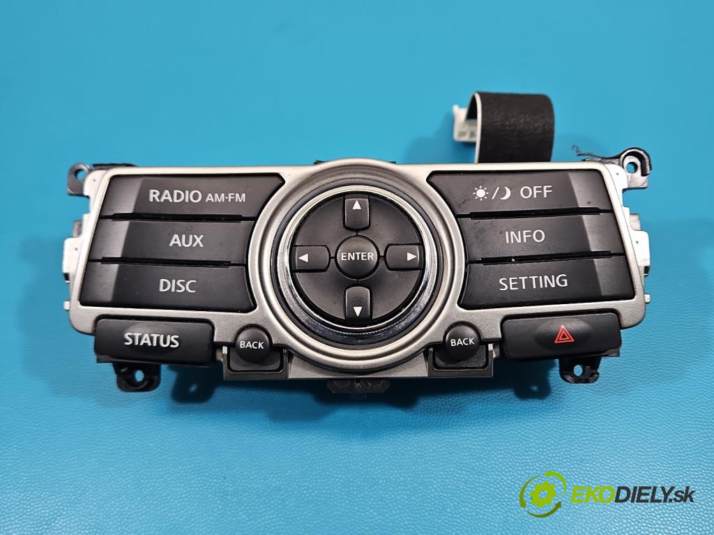 Infiniti QX50 2013-2015 3.7 V6 320KM automatic 235 kW 3696 cm3 5- prepínač rádio: navigácie 28395-JK61D