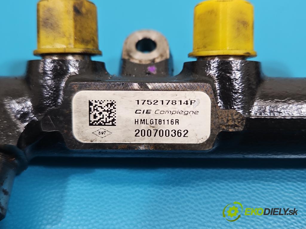 Mercedes Vito W447 2014- 1.75 cdi 102 HP manual 75 kW 1750 cm3 5- lišta vstrekovacia 175217814R (Vstrekovacia lišta)