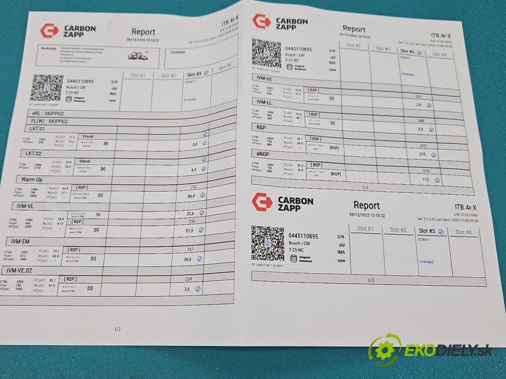 Mercedes Vito W447 2014- 1.75 cdi 102 HP manual 75 kW 1750 cm3 5- vstrek 0445110895 (Vstrekovač paliva)