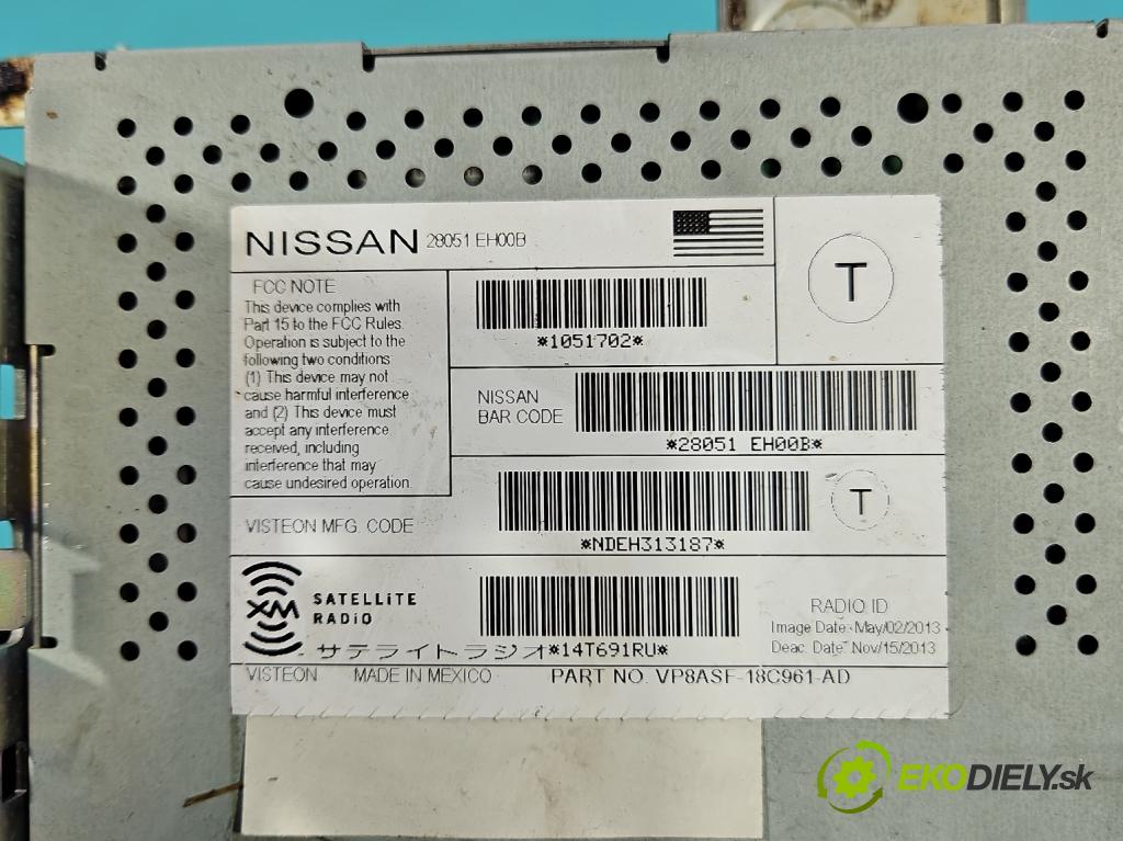 Infiniti QX50 2013-2015 3.7 V6 320KM automatic 235 kW 3696 cm3 5- Zesilovač: 28051-EH00B (Zesilovač)