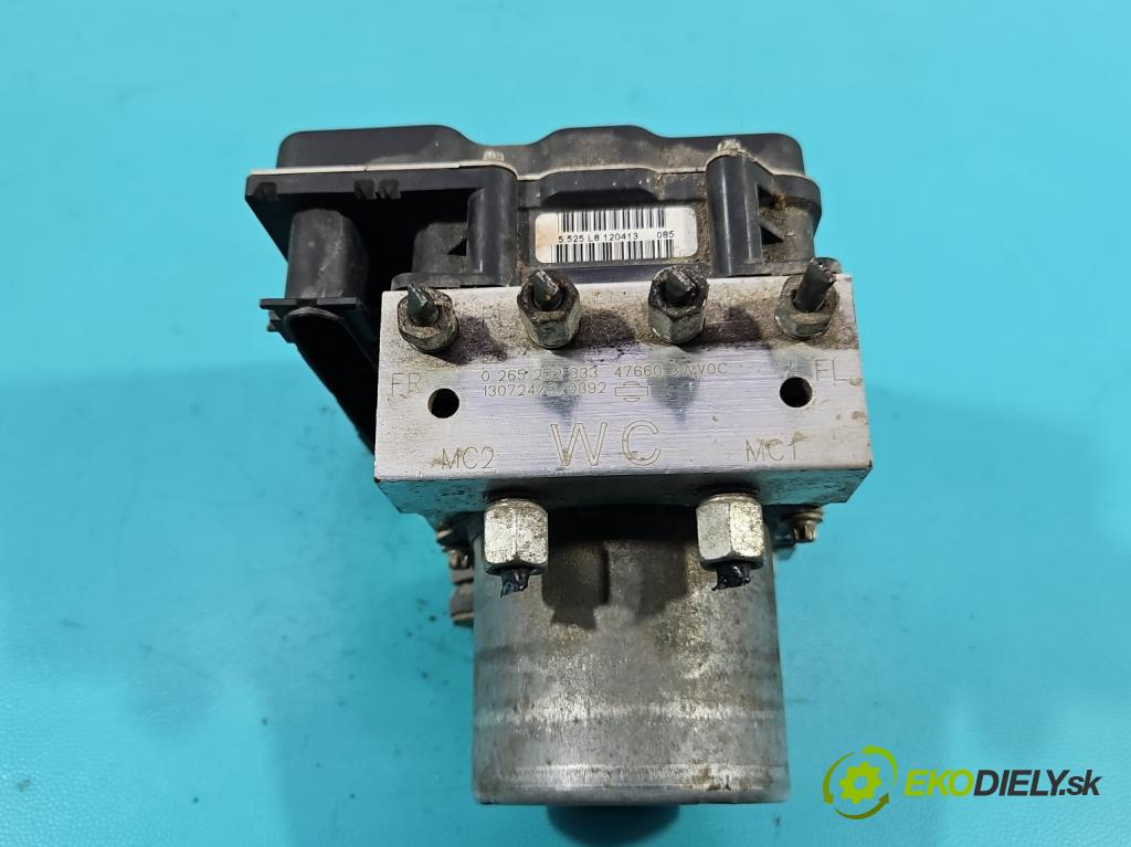 Infiniti QX50 2013-2015 3.7 V6 320KM automatic 235 kW 3696 cm3 5- čerpadlo abs 0265252333 (Pumpa ABS)