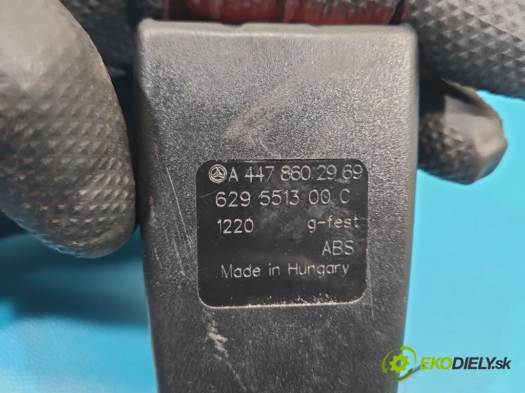 Mercedes Vito W447 2014- 1.75 cdi 102 hp manual 75 kW 1750 cm3 5- stěna bezpečnost přední pravý A4478602969