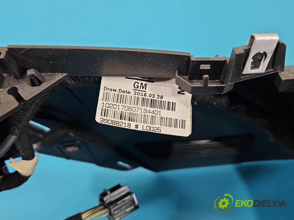 Opel Astra V  2015-2022 1.4 T 125 HP manual 92 kW 1399 cm3 5- operadlo 13412338 (Lakťová opierka)