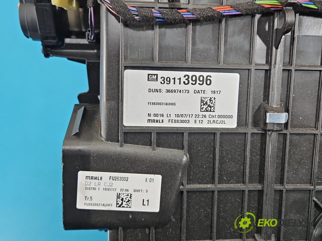 Opel Astra V  2015-2022 1.4 T 125 hp manual 92 kW 1399 cm3 5- radiátor 39113996 (Radiátor topení)