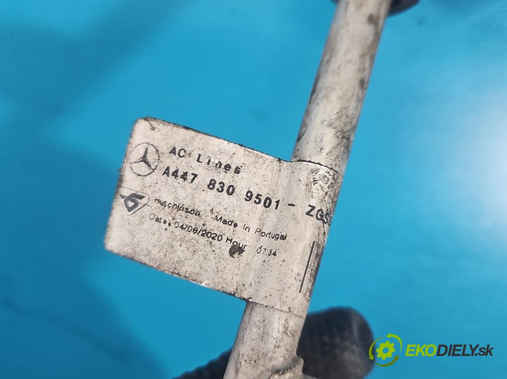 Mercedes Vito W447 2014- 1.75 cdi 102 HP manual 75 kW 1750 cm3 5- rúrka klimatizácie A4478309501