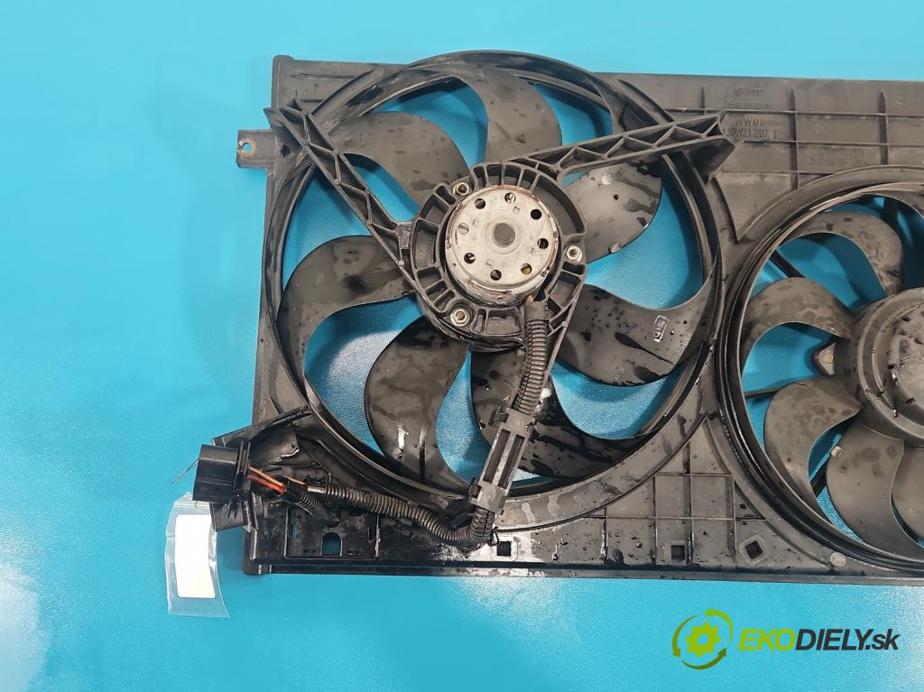 Seat Leon I 1999-2005 1.6 16v 105 HP manual 77 kW 1598 cm3 5- Ventilátor chladiča 1J0121207T