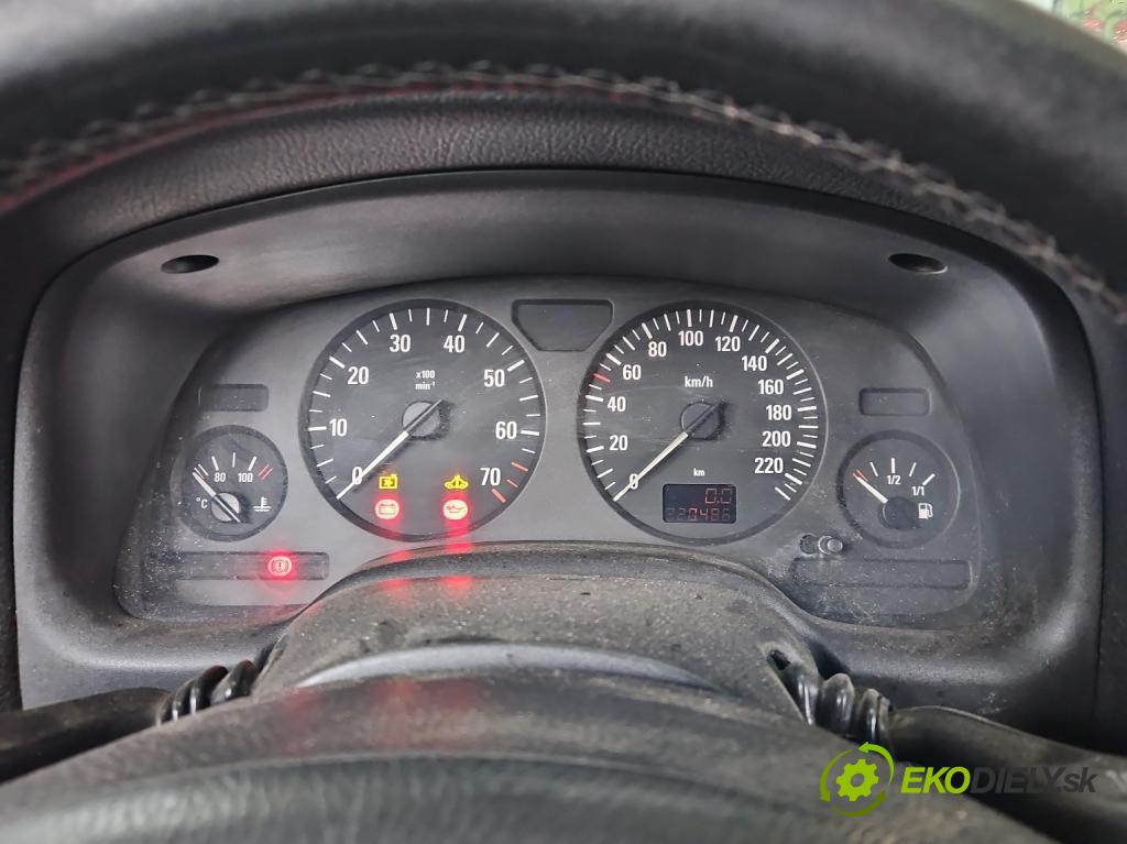 Opel Astra II 1998-2009 1.6 16v 101 HP manual 74 kW 1598 cm3 5- prístrojovka/ budíky 24451504ZL (Prístrojová doska)