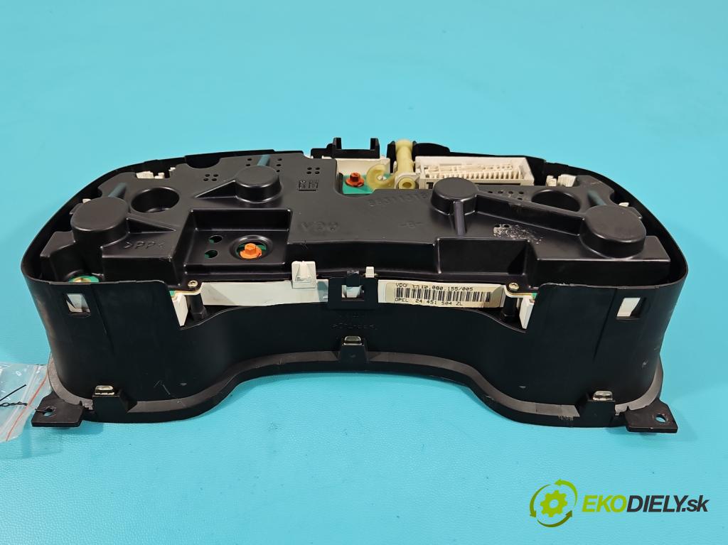 Opel Astra II 1998-2009 1.6 16v 101 HP manual 74 kW 1598 cm3 5- prístrojovka/ budíky 24451504ZL (Prístrojová doska)