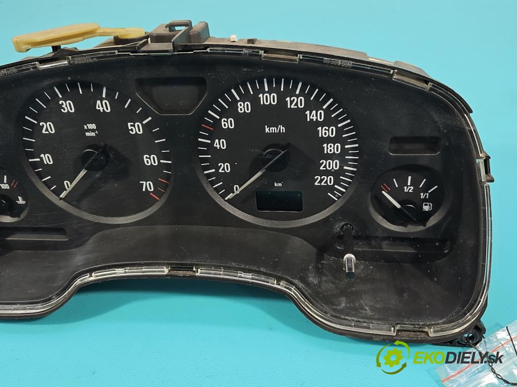 Opel Astra II 1998-2009 1.6 16v 101 HP manual 74 kW 1598 cm3 5- prístrojovka/ budíky 24451504ZL (Prístrojová doska)