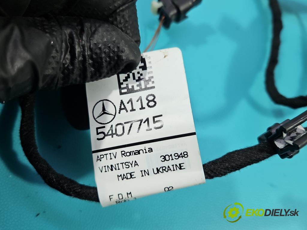 Mercedes CLA C118/X118 2019-2025 1.3b: 163 hp automatic 120 kW 1300 cm3 4- Balíček: dveře přední vlevo A1185407715