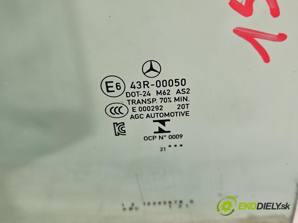 Mercedes CLA C118/X118 2019-2025 1.3b: 163 HP automatic 120 kW 1300 cm3 4- sklo dvere zadné pravé