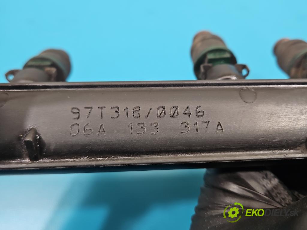 Audi A3 8L 1996-2003 1.6 sr 101 HP manual 74 kW 1595 cm3 3- vstrek 06A133317A (Vstrekovač paliva)