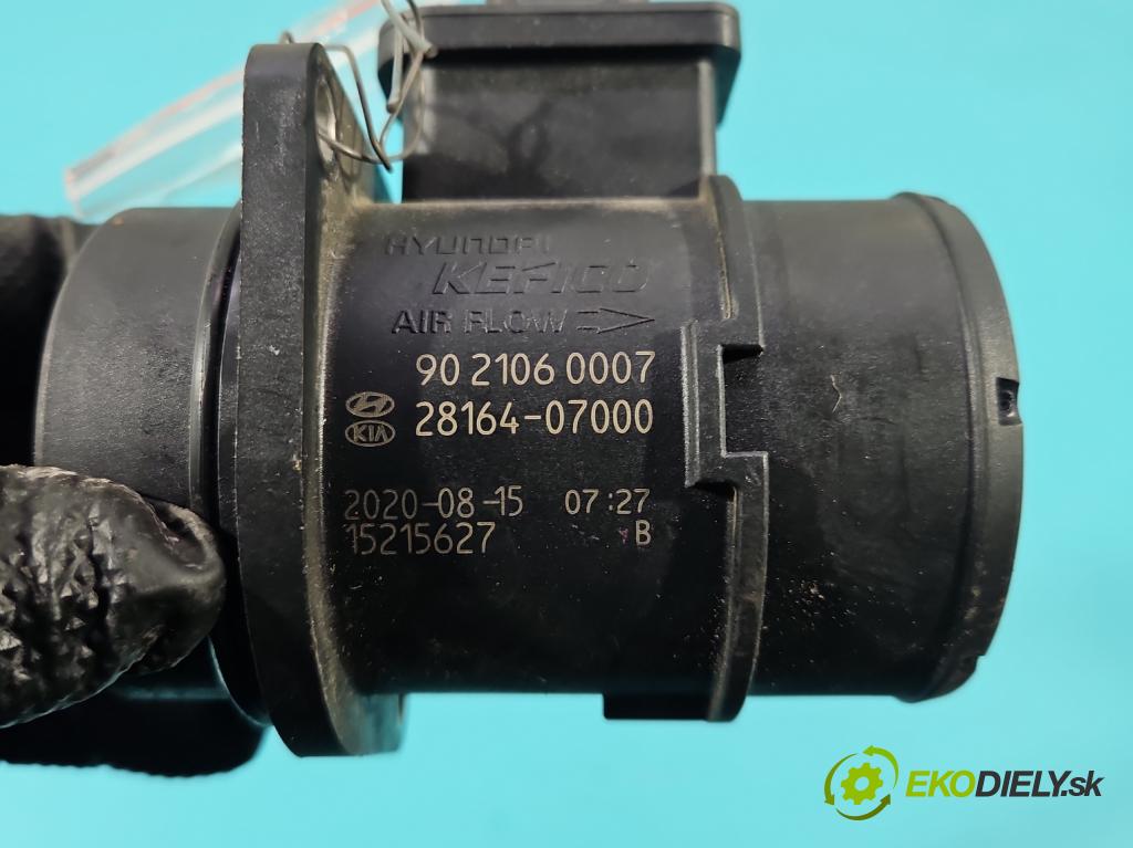 Kia Rio IV 2016-2023 1.2 16V 84KM manual 61.8 kW 1197 cm3 5- průtokoměr: 28164-07000 (Váha vzduchu)