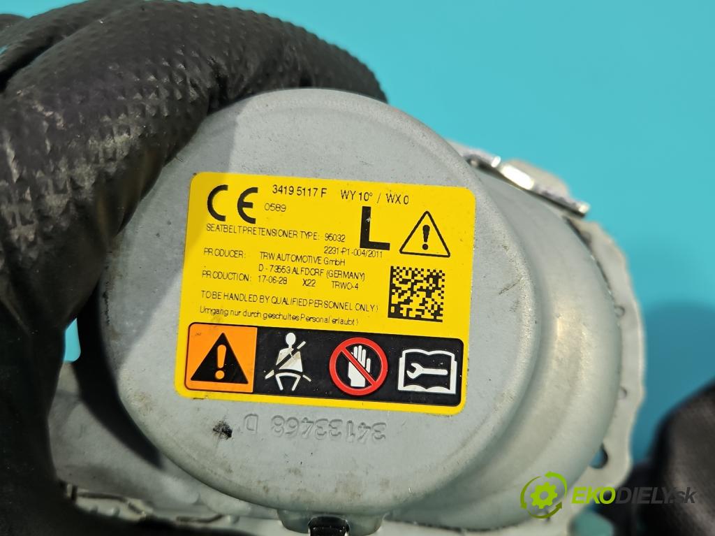 Opel Astra V  2015-2022 1.4 T 125 hp manual 92 kW 1399 cm3 5- stěna bezpečnost přední levý 39040718