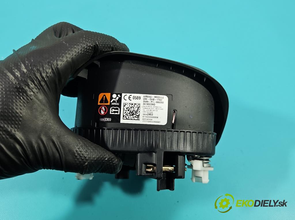 Opel Astra V  2015-2022 1.4 T 125 HP manual 92 kW 1399 cm3 5- airbag vzduch: Řidiči: 34210358C (Airbag)