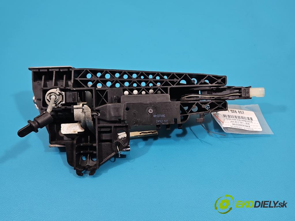 Audi A6 C7 2011-2018 3.0 TDI 204 HP automatic 150 kW 2967 cm3 5- rukoväť predné ľavé mimo: 4H1837885 (Kľučka dverí vonkajšia predná ľavá)