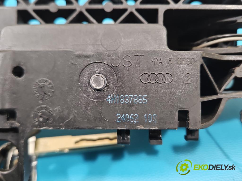 Audi A6 C7 2011-2018 3.0 TDI 204 HP automatic 150 kW 2967 cm3 5- rukoväť predné ľavé mimo: 4H1837885 (Kľučka dverí vonkajšia predná ľavá)