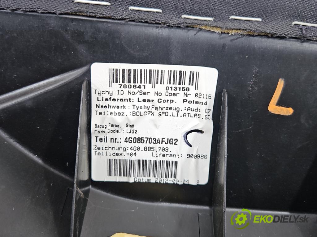 Audi A6 C7 2011-2018 3.0 TDI 204 hp automatic 150 kW 2967 cm3 5- kryt plastová 4G085703AF