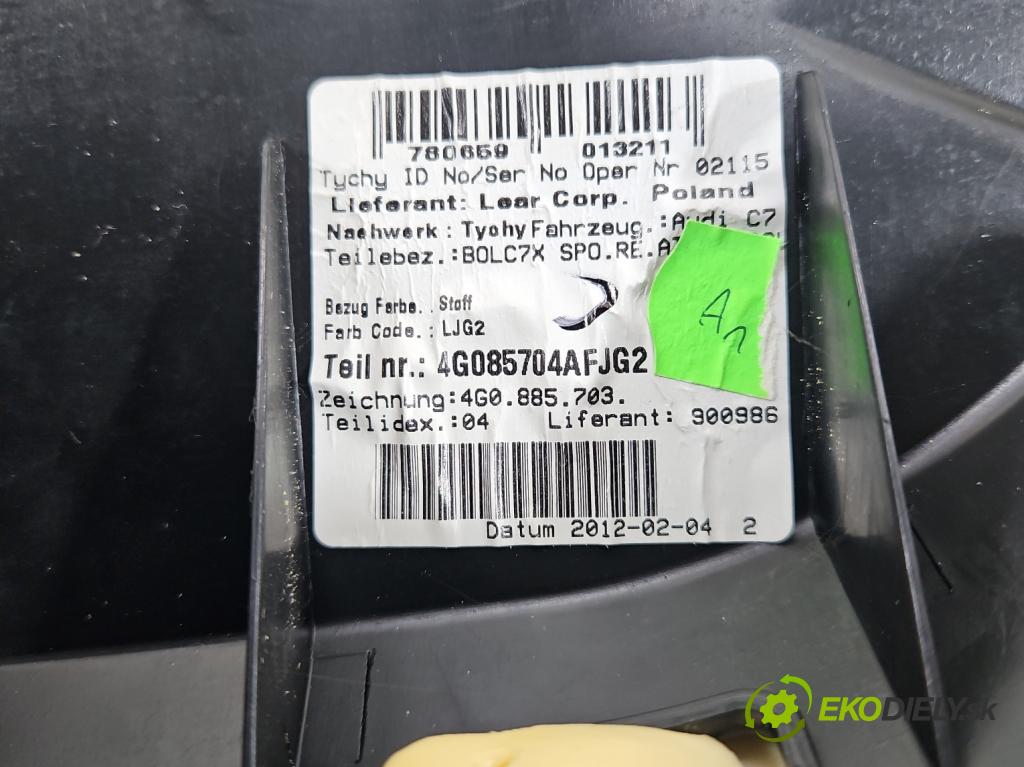 Audi A6 C7 2011-2018 3.0 TDI 204 hp automatic 150 kW 2967 cm3 5- kryt plastová 4G085704AF