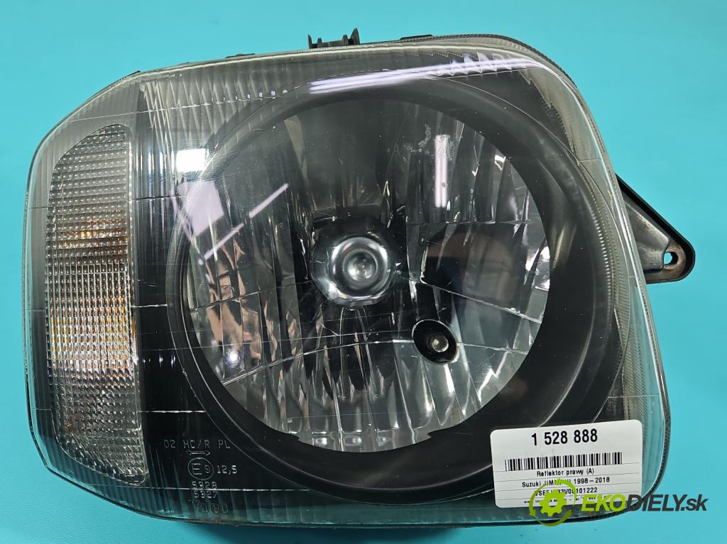 Suzuki JIMNY III 1998-2018 1.3 16V VVT 80 hp manual 59 kW 1298 cm3 3- světlo pravý  (Pravé přední světlo)
