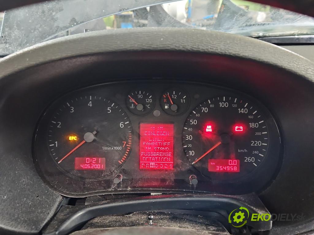 Audi A3 8L 1996-2003 1.8 T 150 HP automatic 110 kW 1781 cm3 3- prístrojovka/ budíky 8L0920931F (Prístrojová doska)