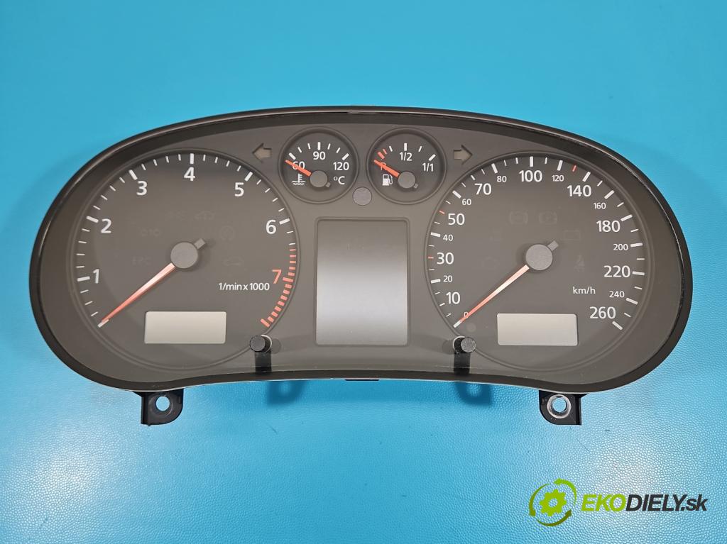 Audi A3 8L 1996-2003 1.8 T 150 HP automatic 110 kW 1781 cm3 3- prístrojovka/ budíky 8L0920931F (Prístrojová doska)