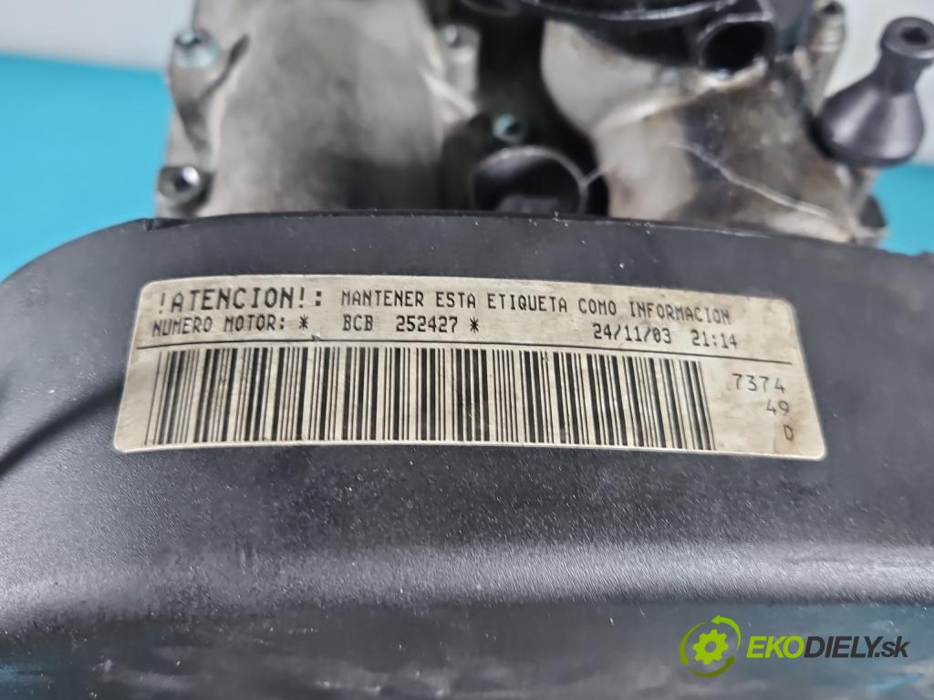 Seat Leon I 1999-2005 1.6 16v 105 HP manual 77 kW 1598 cm3 5- motor benzín: BCB