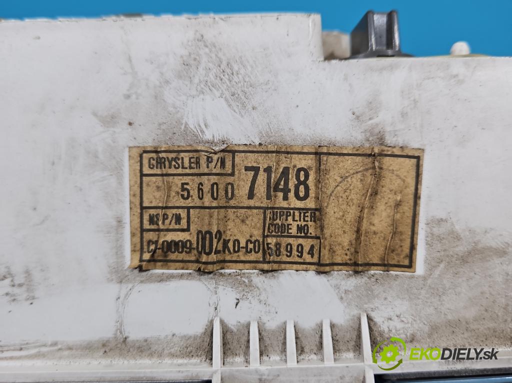 Jeep Cherokee XJ 1984-2001 122 HP manual 90 kW 2465 cm3 5- prístrojovka/ budíky 56007148 (Prístrojová doska)