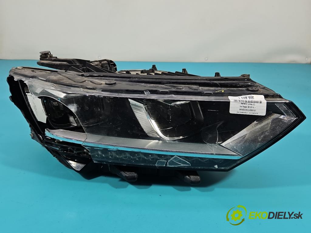 Vw Passat B8 2014 - 1.4 tsi 125 hp manual 92 kW 1395 cm3 4- světlo pravý 3G1941036L (Pravé přední světlo)