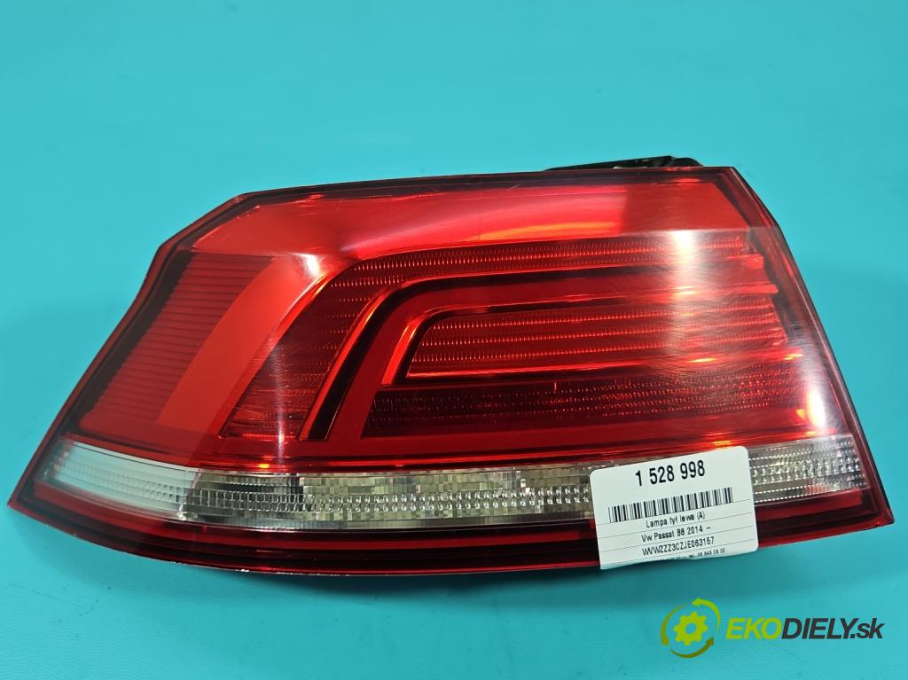 Vw Passat B8 2014 - 1.4 tsi 125 HP manual 92 kW 1395 cm3 4- svetlo / reflektor zadné ľavé 3G5945311 (Kľučka dverí ostatné)