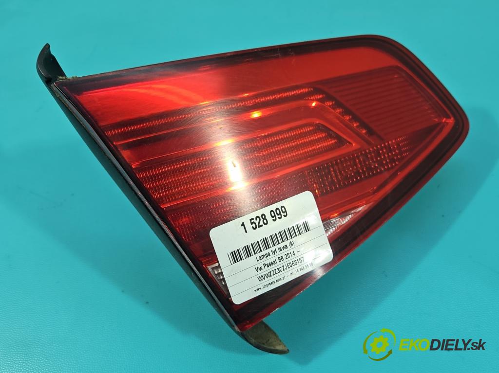 Vw Passat B8 2014 - 1.4 tsi 125 HP manual 92 kW 1395 cm3 4- svetlo / reflektor zadné ľavé  (Kľučka dverí ostatné)