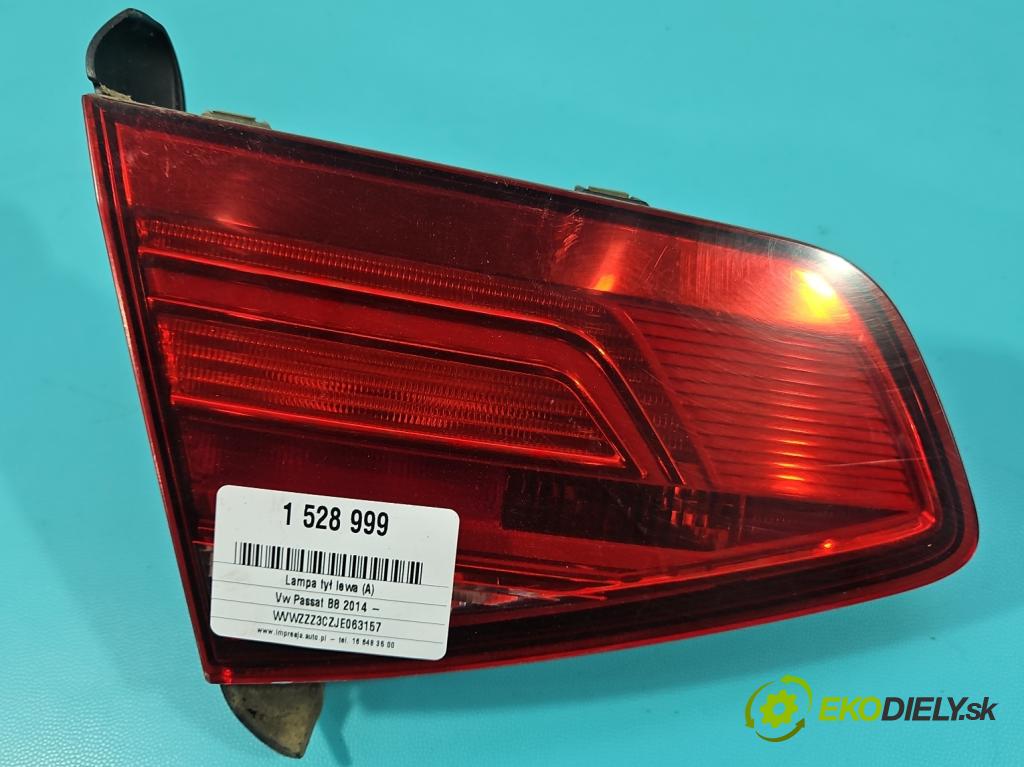 Vw Passat B8 2014 - 1.4 tsi 125 HP manual 92 kW 1395 cm3 4- svetlo / reflektor zadné ľavé  (Kľučka dverí ostatné)