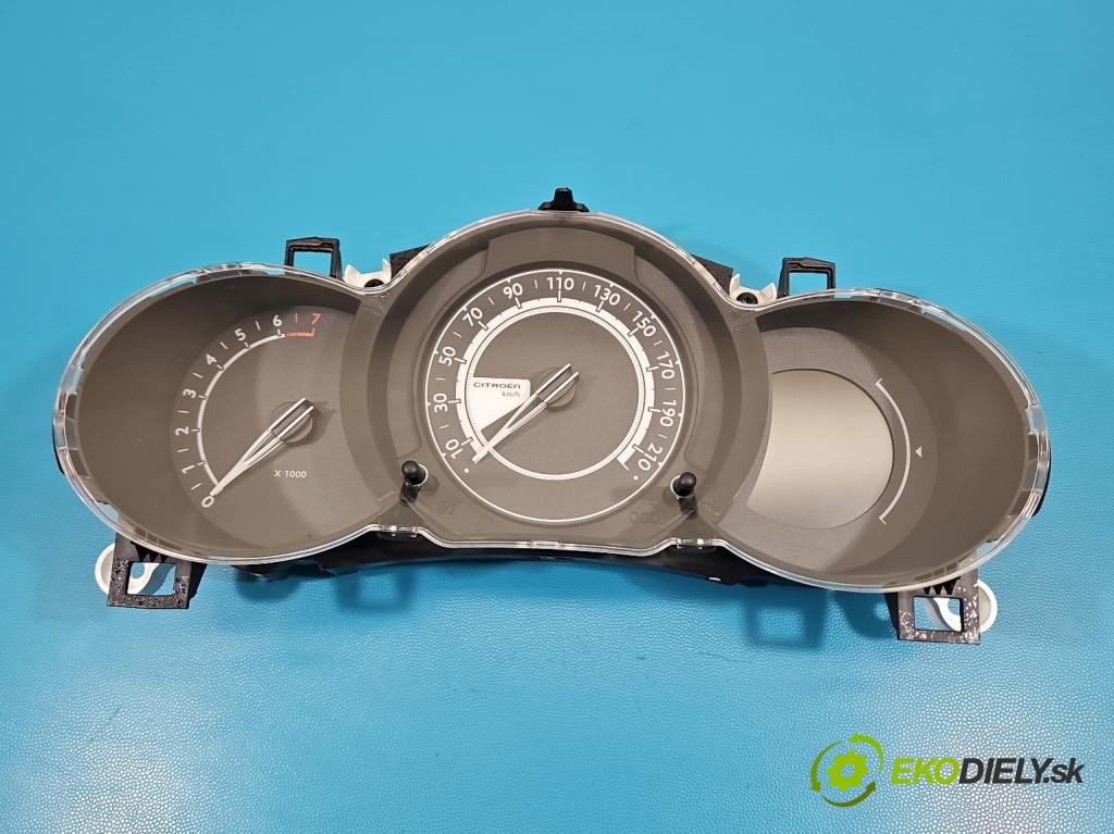 Citroen C3 II 2009-2016 1.2 Pure Tech: 82 HP manual 60 kW 1199 cm3 5- prístrojovka/ budíky 98041179XT (Prístrojová doska)
