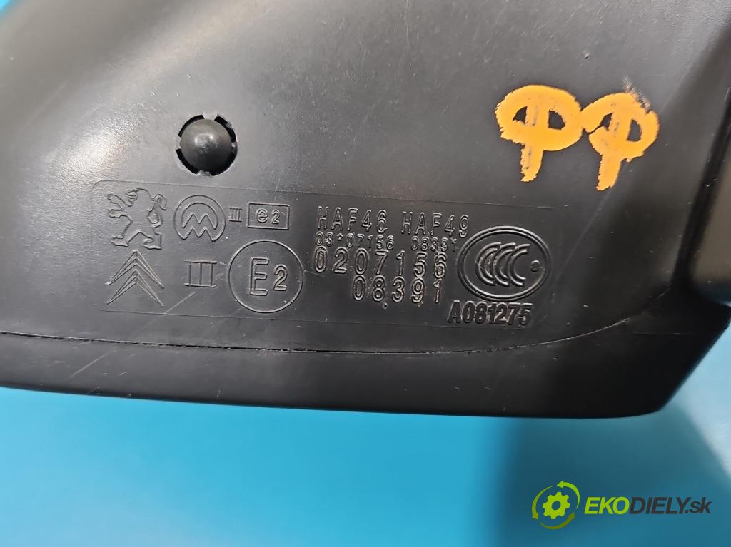 Citroen C3 II 2009-2016 1.2 Pure Tech: 82 HP manual 60 kW 1199 cm3 5- zrkadlo pravé  (Kľučka dverí ostatné)