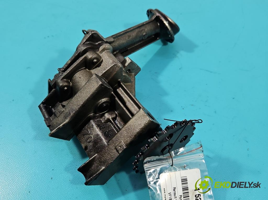 Renault Clio III 2005-2012 1.5 dci 68 HP manual 50 kW 1461 cm3 5- čerpadlo oleja: 8200307174 (Olejová pumpa)