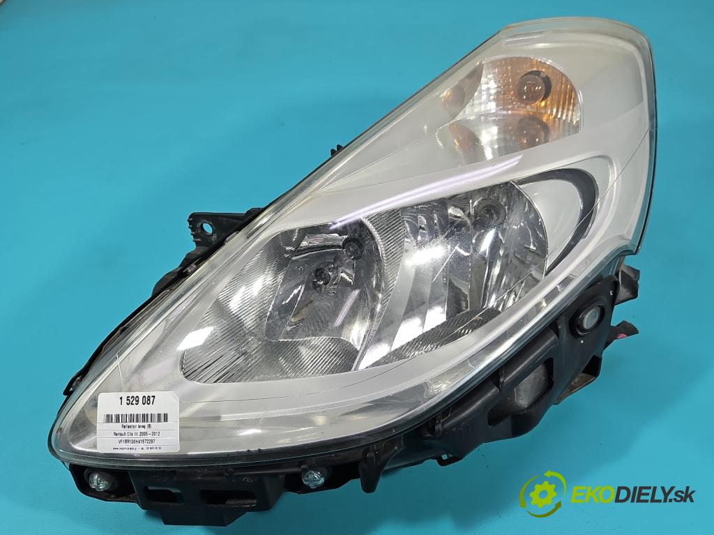 Renault Clio III 2005-2012 1.5 dci 68 hp manual 50 kW 1461 cm3 5- světlo levý 7701072004 (Klika dveří ostatní)