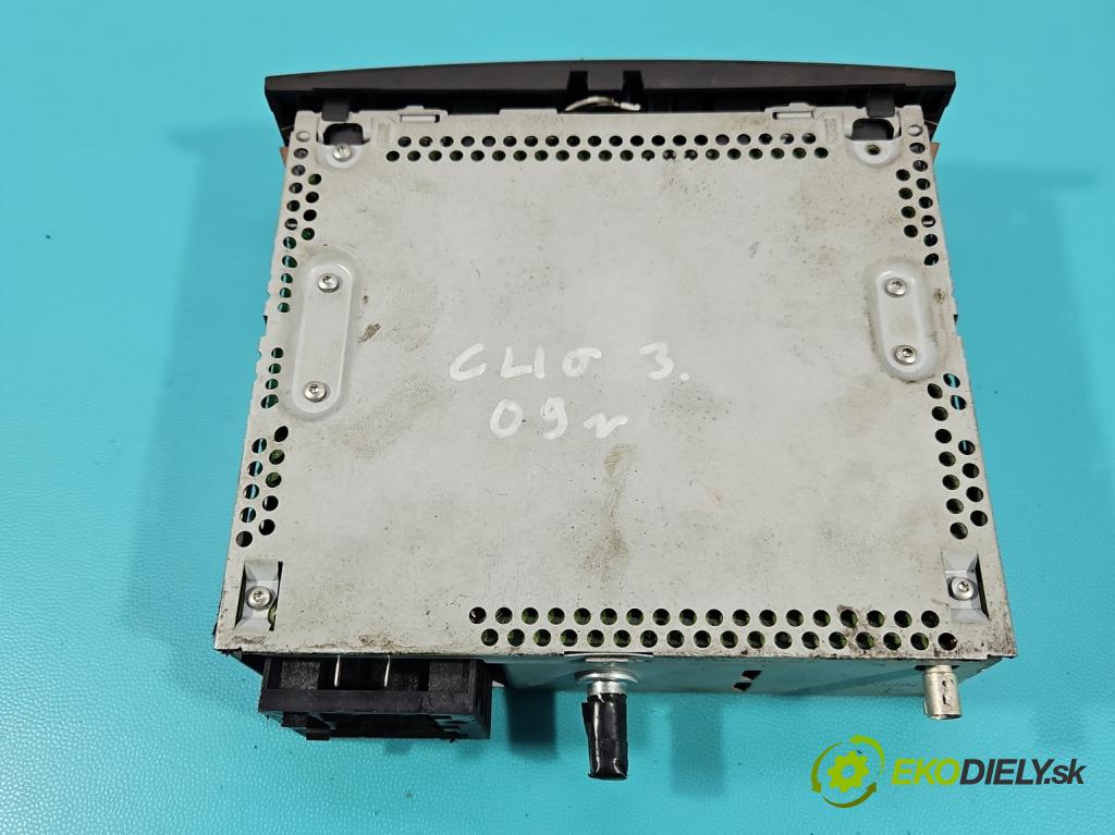 Renault Clio III 2005-2012 1.5 dci 68 HP manual 50 kW 1461 cm3 5- Radio originál 281150038R