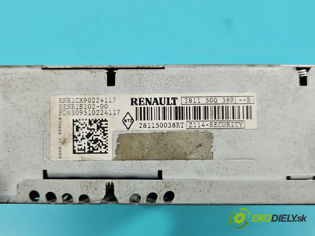 Renault Clio III 2005-2012 1.5 dci 68 HP manual 50 kW 1461 cm3 5- Radio originál 281150038R