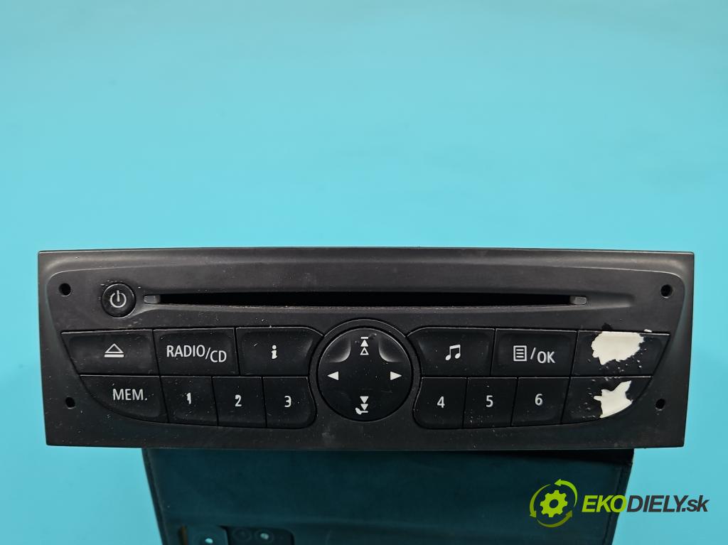 Renault Clio III 2005-2012 1.5 dci 68 HP manual 50 kW 1461 cm3 5- Radio originál 281150038R
