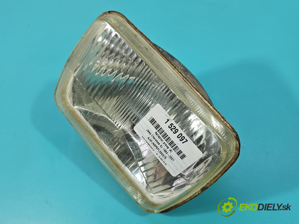 Jeep Cherokee XJ 1984-2001 122 hp manual 90 kW 2465 cm3 5- světlo pravý  (Pravé přední světlo)