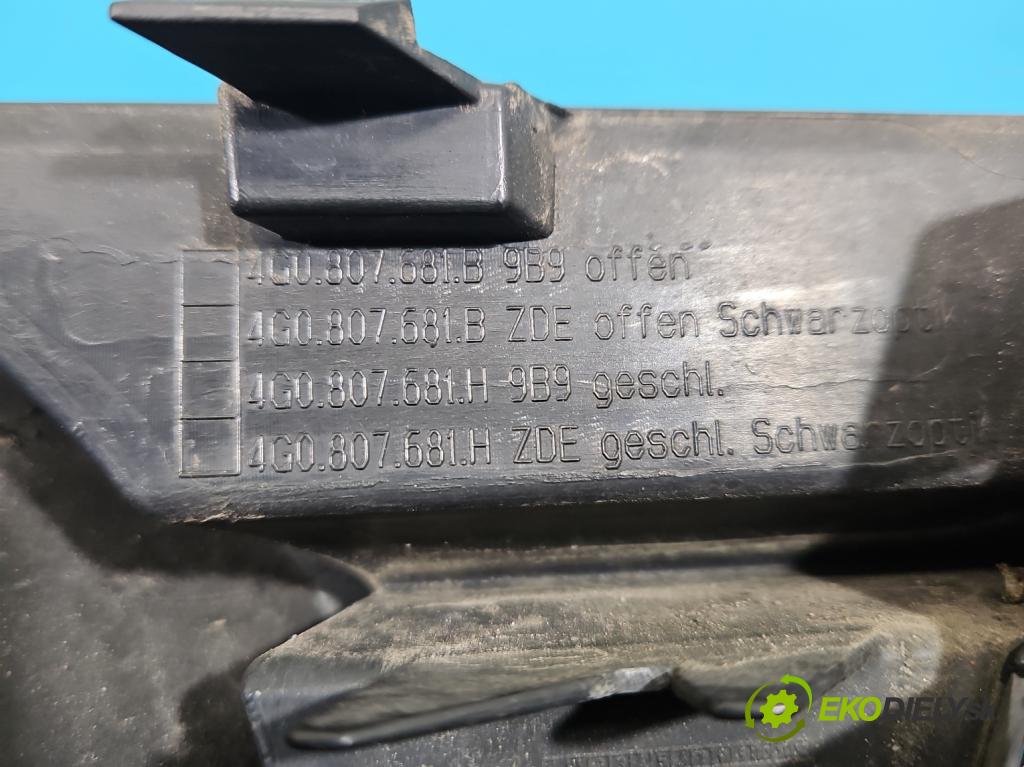 Audi A6 C7 2011-2018 3.0 TDI 204 HP automatic 150 kW 2967 cm3 5- blenda mriežka: nárazník ľavé 4G0807151