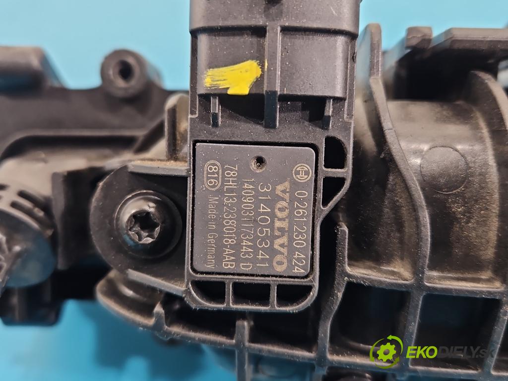 Volvo S60 II 2010-2018 2.0 D4 181KM automatic 133 kW 1969 cm3 4- zvod nasávací 31405341 (Sacie potrubie)