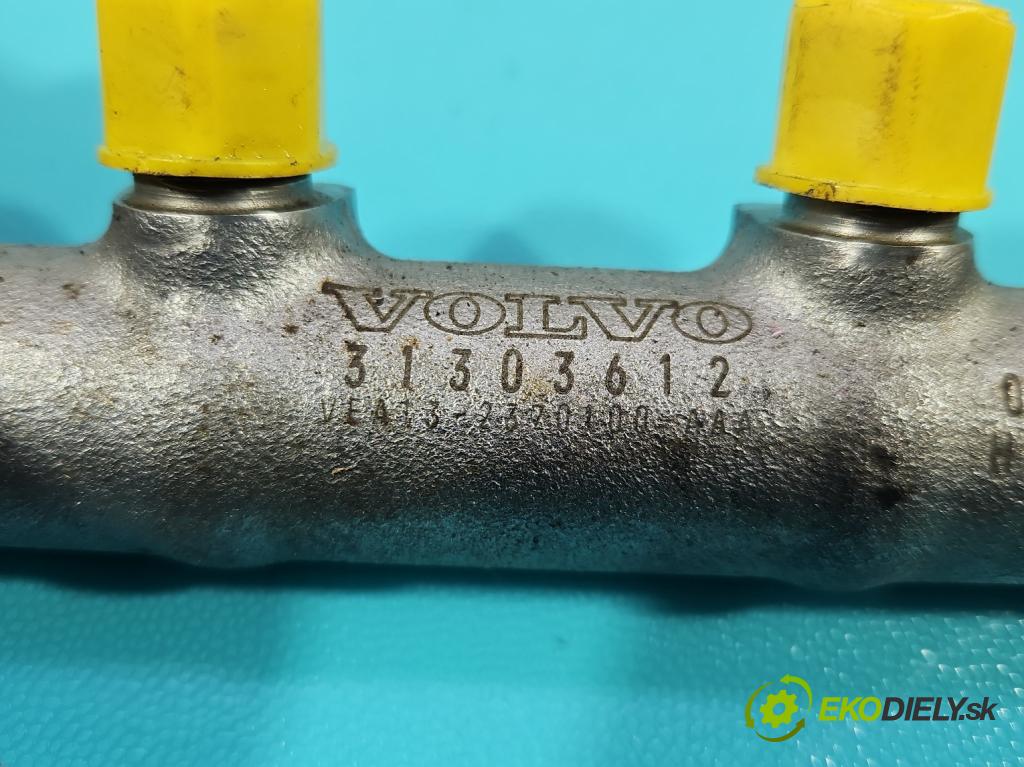 Volvo S60 II 2010-2018 2.0 D4 181KM automatic 133 kW 1969 cm3 4- lišta vstřikovací 31303612 (Vstřikovací lišta)